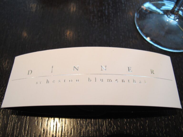 Luxury Gastronomy Dinner Heston Blumenthal Mandarin Oriental Knightsbridge Adventures of a London Kiwi