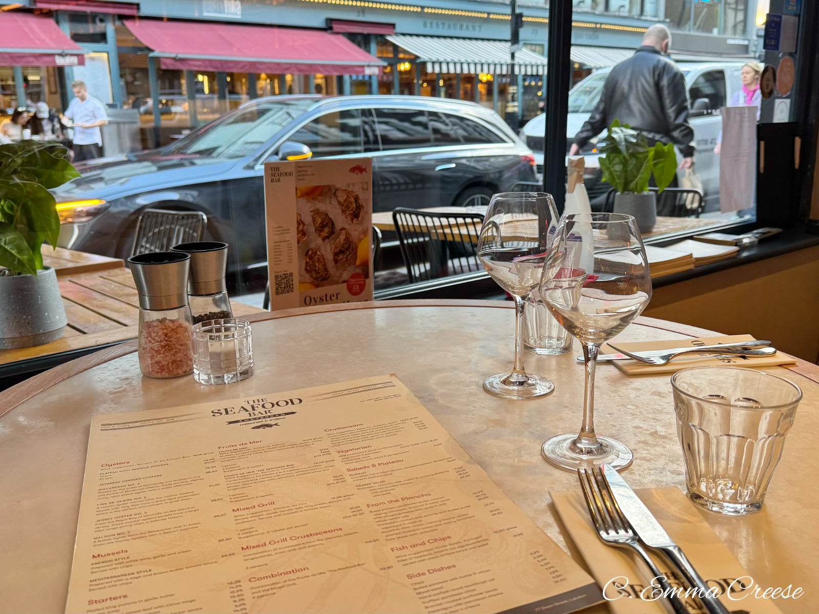 The Seafood Bar Restaurant Review Adventures of a London Kiwi